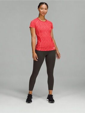 REI Coral-Red Short-Sleeve Active Tee